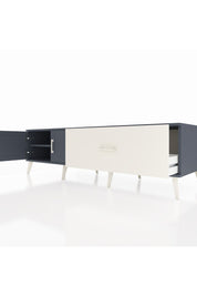 Kronos TV Ünitesi Tek Raflı Tek Çekmeceli 2 Kapaklı 176x59x51 Antrasit-Antrasit/Aytaşı