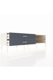 Kronos TV Ünitesi Tek Raflı 2 Çekmeceli  176x59x51 Aytaşı-Çam/Antrasit