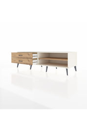 Kronos TV Ünitesi Tek Raflı 2 Çekmeceli  176x59x51 Aytaşı-Çam/Çam