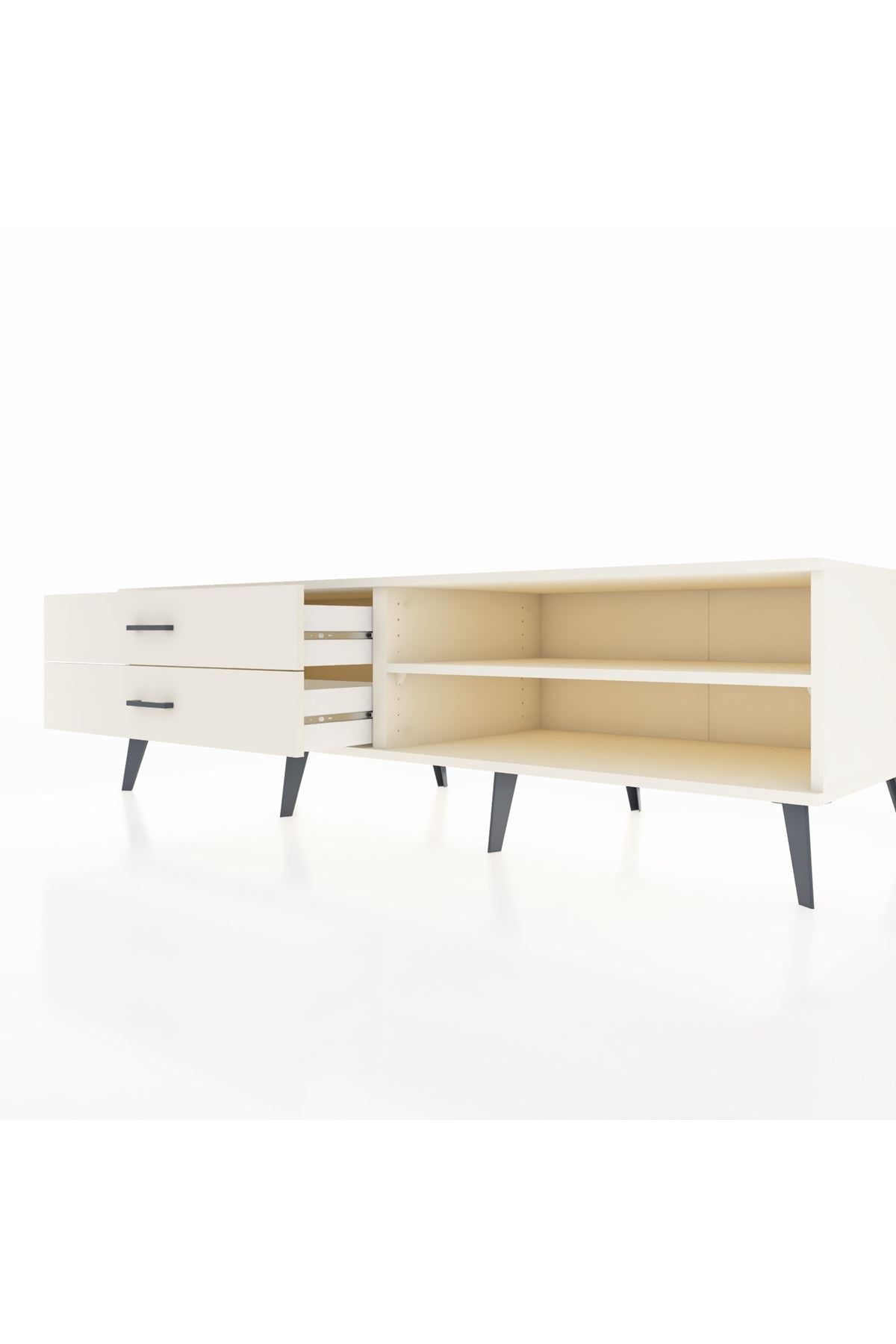 Kronos TV Ünitesi Tek Raflı 2 Çekmeceli  176x59x51 Aytaşı-Aytaşı/Aytaşı