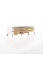 Kronos TV Ünitesi Tek Raflı 2 Çekmeceli  176x59x51 Aytaşı-Aytaşı/Çam