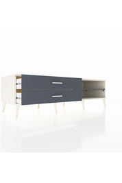 Kronos TV Ünitesi Tek Raflı 2 Çekmeceli  176x59x51 Aytaşı-Antrasit/Antrasit