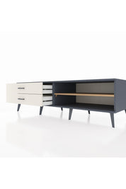 Kronos TV Ünitesi Tek Raflı 2 Çekmeceli  176x59x51 Antrasit-Çam/Aytaşı