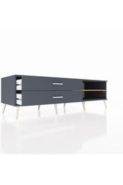 Kronos TV Ünitesi Tek Raflı 2 Çekmeceli  176x59x51 Antrasit-Çam/Antrasit