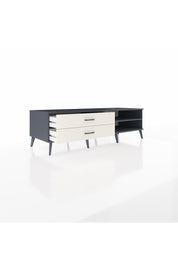 Kronos TV Ünitesi Tek Raflı 2 Çekmeceli  176x59x51 Antrasit-Antrasit/Aytaşı