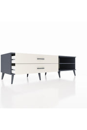 Kronos TV Ünitesi Tek Raflı 2 Çekmeceli  176x59x51 Antrasit-Antrasit/Aytaşı