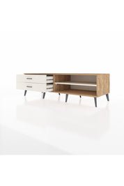 Kronos TV Ünitesi Tek Raflı 2 Çekmeceli  176x59x51 Çam-Aytaşı/Aytaşı