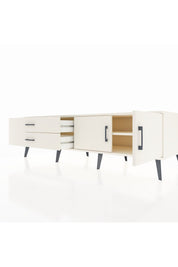 Kronos TV Ünitesi Tek Raflı 2 Çekmeceli 2 Kapaklı 176x59x51 Aytaşı-Aytaşı/Aytaşı