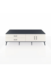 Kronos TV Ünitesi Tek Raflı 2 Çekmeceli 2 Kapaklı 176x59x51 Antrasit-Aytaşı/Aytaşı