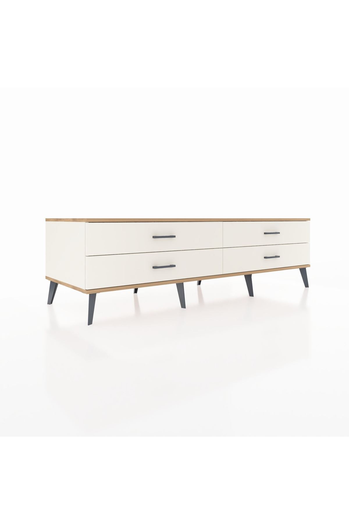 Kronos TV Ünitesi 4 Çekmeceli  176x59x51 Aytaşı-Çam/Aytaşı