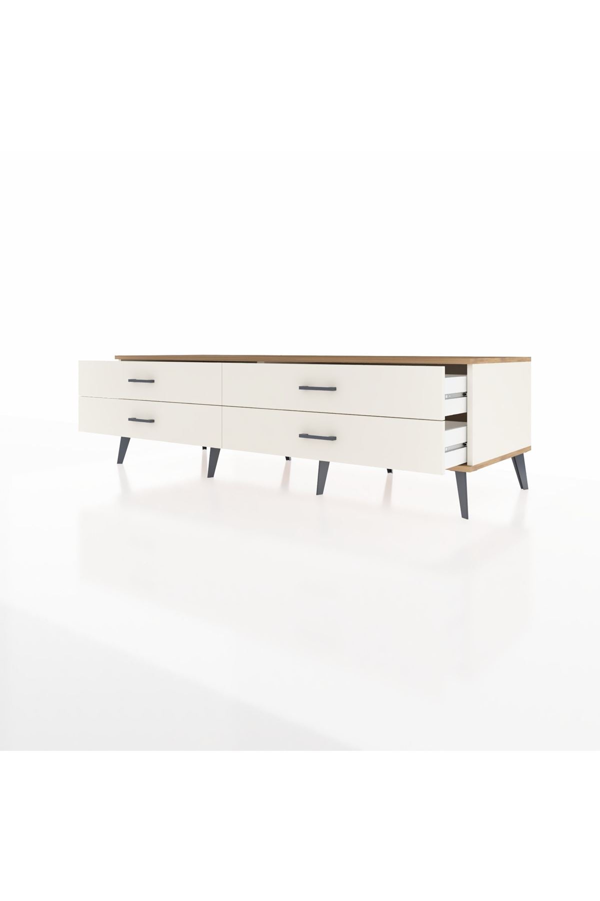 Kronos TV Ünitesi 4 Çekmeceli  176x59x51 Aytaşı-Çam/Aytaşı