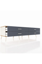 Kronos TV Ünitesi 4 Çekmeceli  176x59x51 Aytaşı-Çam/Antrasit