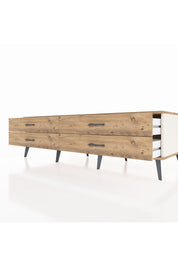 Kronos TV Ünitesi 4 Çekmeceli  176x59x51 Aytaşı-Çam/Çam