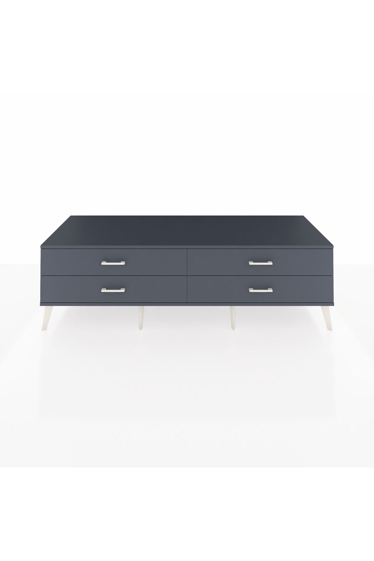 Kronos TV Ünitesi 4 Çekmeceli  176x59x51 Aytaşı-Antrasit/Antrasit