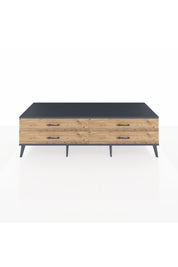 Kronos TV Ünitesi 4 Çekmeceli  176x59x51 Aytaşı-Antrasit/Çam