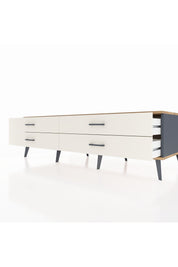 Kronos TV Ünitesi 4 Çekmeceli  176x59x51 Antrasit-Çam/Aytaşı