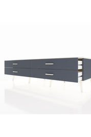 Kronos TV Ünitesi 4 Çekmeceli  176x59x51 Antrasit-Aytaşı/Antrasit