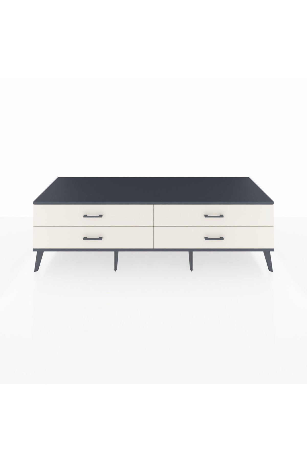 Kronos TV Ünitesi 4 Çekmeceli  176x59x51 Antrasit-Antrasit/Aytaşı