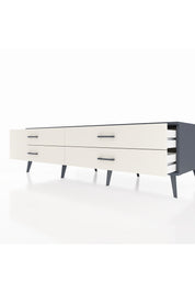 Kronos TV Ünitesi 4 Çekmeceli  176x59x51 Antrasit-Antrasit/Aytaşı