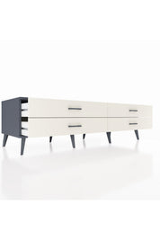 Kronos TV Ünitesi 4 Çekmeceli  176x59x51 Antrasit-Antrasit/Aytaşı