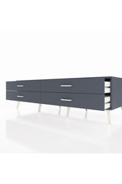 Kronos TV Ünitesi 4 Çekmeceli  176x59x51 Antrasit-Antrasit/Antrasit