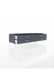 Kronos TV Ünitesi 4 Çekmeceli  176x59x51 Antrasit-Antrasit/Antrasit