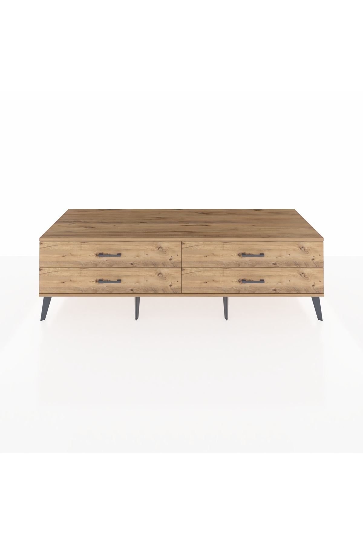 Kronos TV Ünitesi 4 Çekmeceli  176x59x51 Çam-Çam/Çam