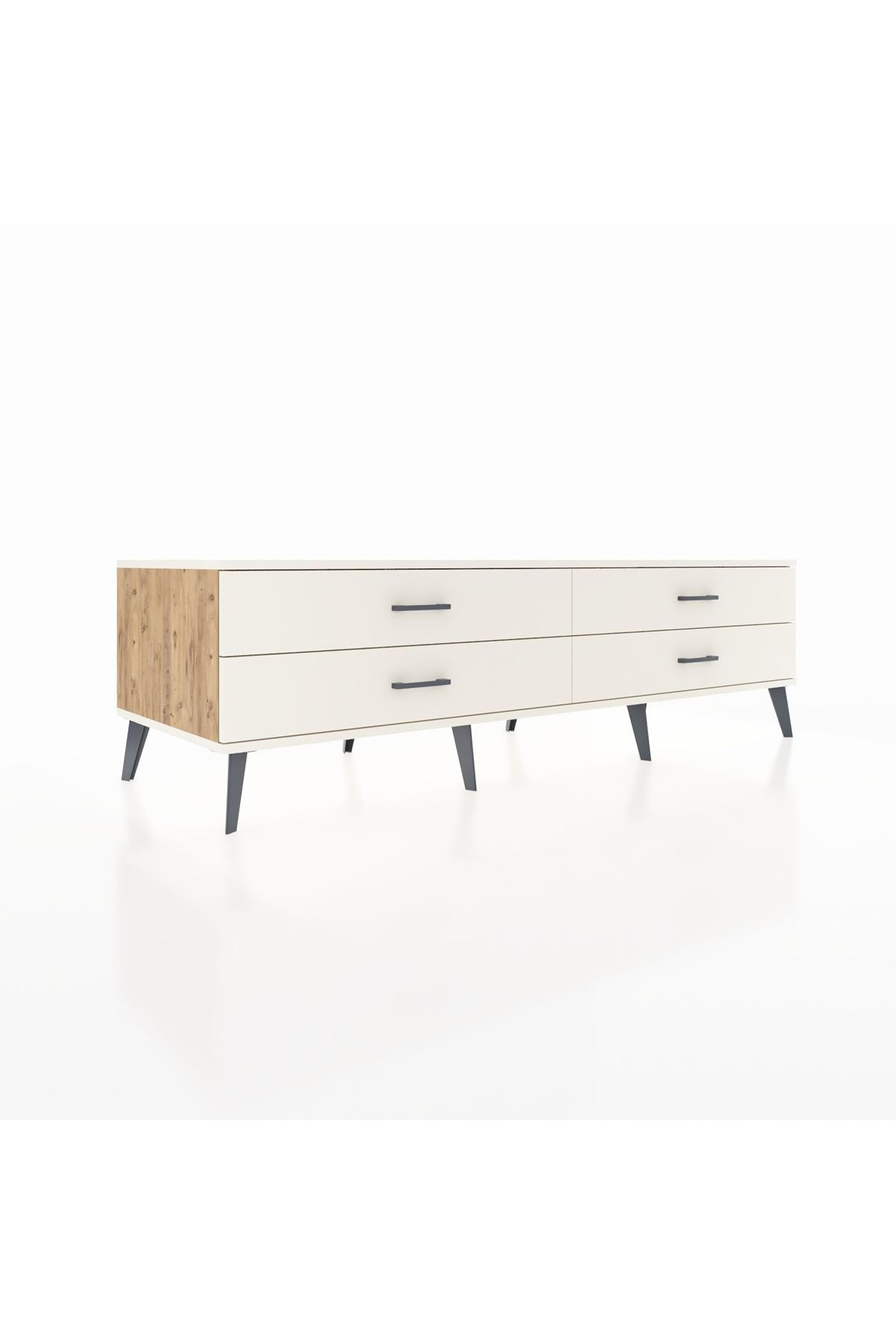 Kronos TV Ünitesi 4 Çekmeceli  176x59x51 Çam-Aytaşı/Aytaşı