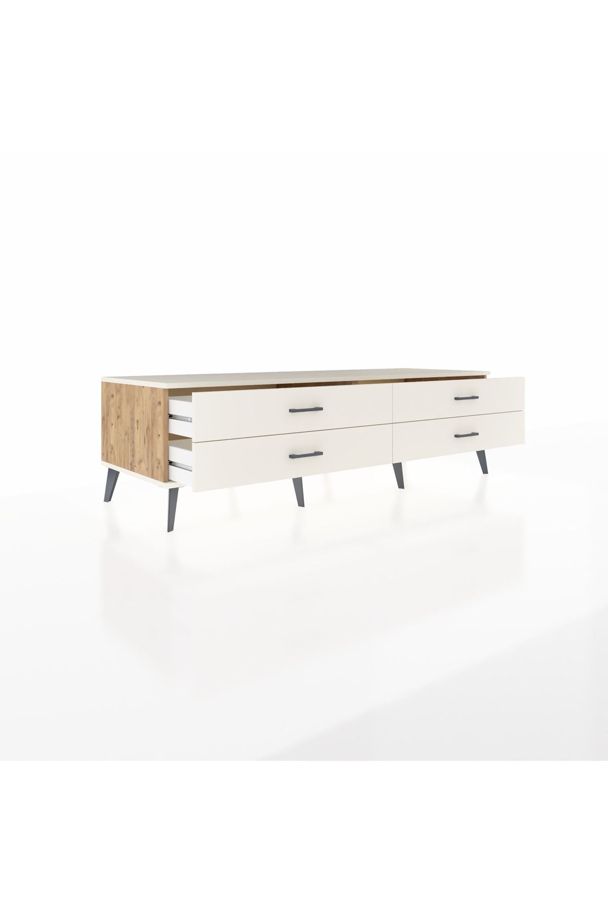 Kronos TV Ünitesi 4 Çekmeceli  176x59x51 Çam-Aytaşı/Aytaşı