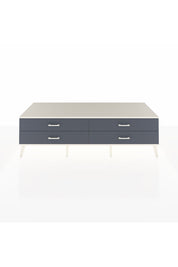 Kronos TV Ünitesi 4 Çekmeceli  176x59x51 Çam-Aytaşı/Antrasit