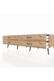 Kronos TV Ünitesi 4 Çekmeceli  176x59x51 Çam-Aytaşı/Çam