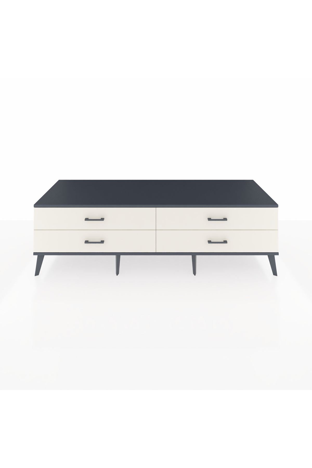 Kronos TV Ünitesi 4 Çekmeceli  176x59x51 Çam-Antrasit/Aytaşı