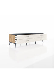 Kronos TV Ünitesi 4 Çekmeceli  176x59x51 Çam-Antrasit/Aytaşı