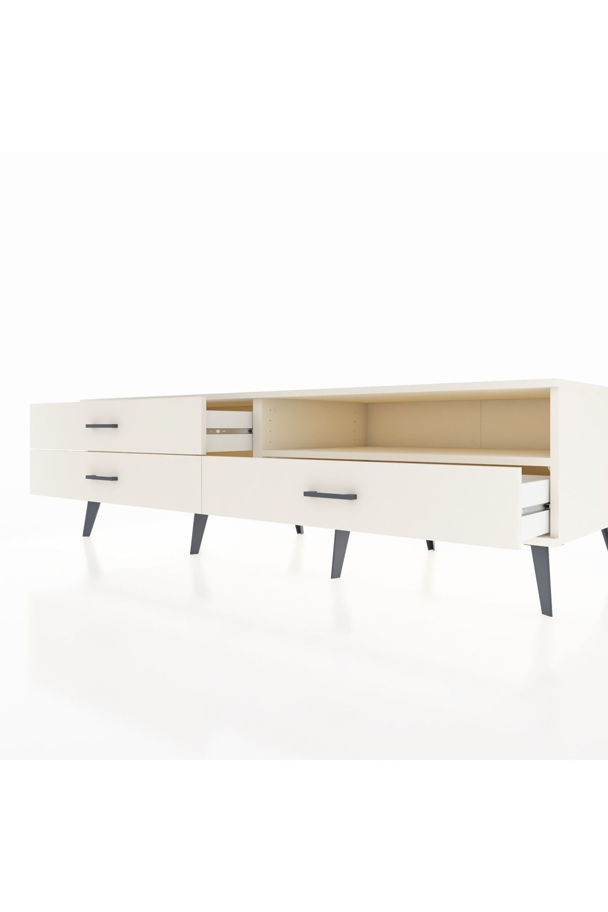 Kronos TV Ünitesi Tek Raflı 3 Çekmeceli  176x59x51 Aytaşı-Aytaşı/Aytaşı