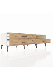 Kronos TV Ünitesi Tek Raflı 3 Çekmeceli  176x59x51 Aytaşı-Aytaşı/Çam