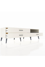 Kronos TV Ünitesi Tek Raflı 3 Çekmeceli  176x59x51 Aytaşı-Antrasit/Aytaşı