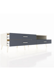 Kronos TV Ünitesi Tek Raflı 3 Çekmeceli  176x59x51 Aytaşı-Antrasit/Antrasit