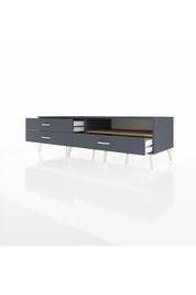 Kronos TV Ünitesi Tek Raflı 3 Çekmeceli  176x59x51 Antrasit-Çam/Antrasit