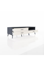 Kronos TV Ünitesi Tek Raflı 3 Çekmeceli  176x59x51 Antrasit-Antrasit/Aytaşı