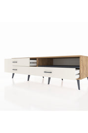 Kronos TV Ünitesi Tek Raflı 3 Çekmeceli  176x59x51 Çam-Antrasit/Aytaşı