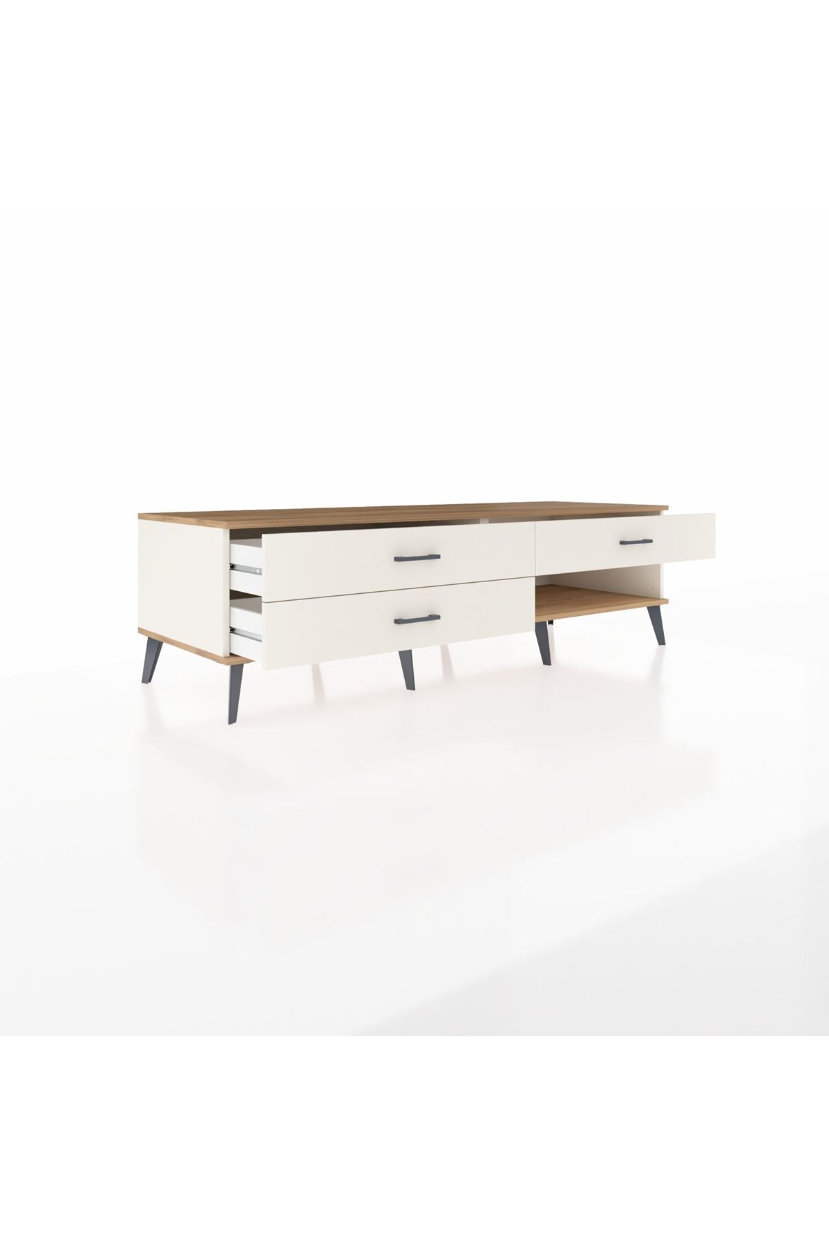 Kronos TV Ünitesi 3 Çekmeceli  176x59x51 Aytaşı-Çam/Aytaşı