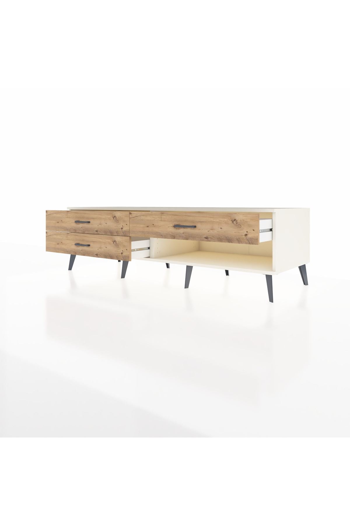 Kronos TV Ünitesi 3 Çekmeceli  176x59x51 Aytaşı-Aytaşı/Çam