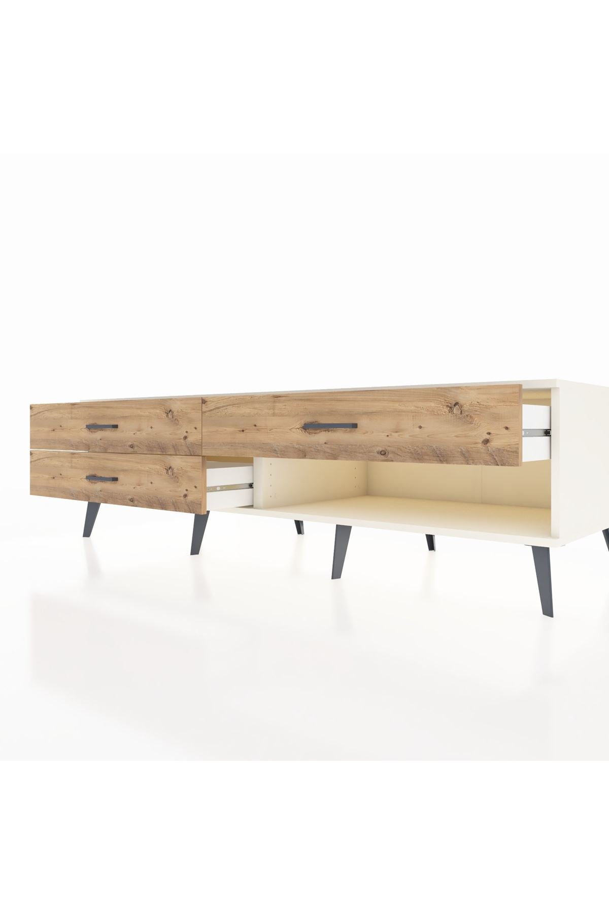 Kronos TV Ünitesi 3 Çekmeceli  176x59x51 Aytaşı-Aytaşı/Çam