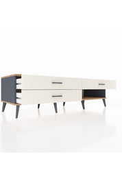 Kronos TV Ünitesi 3 Çekmeceli  176x59x51 Antrasit-Çam/Aytaşı