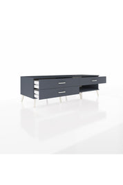Kronos TV Ünitesi 3 Çekmeceli  176x59x51 Antrasit-Antrasit/Antrasit