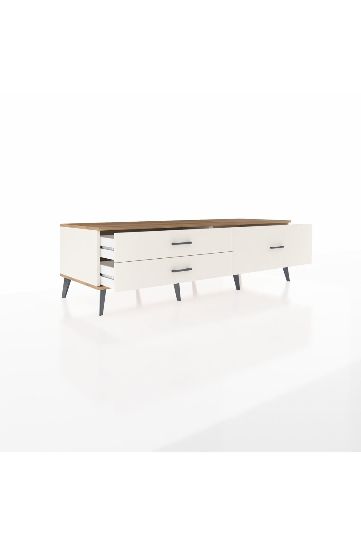 Kronos TV Ünitesi 3 Çekmeceli  176x59x51 Aytaşı-Çam/Aytaşı