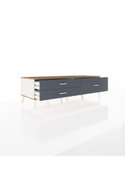 Kronos TV Ünitesi 3 Çekmeceli  176x59x51 Aytaşı-Çam/Antrasit