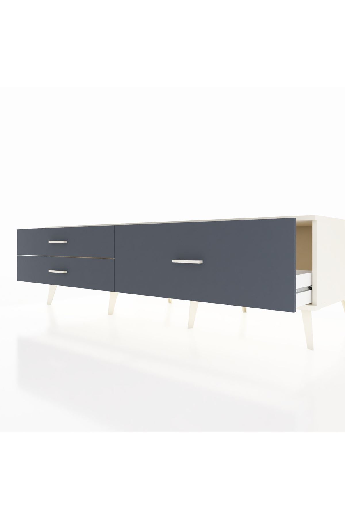 Kronos TV Ünitesi 3 Çekmeceli  176x59x51 Aytaşı-Aytaşı/Antrasit