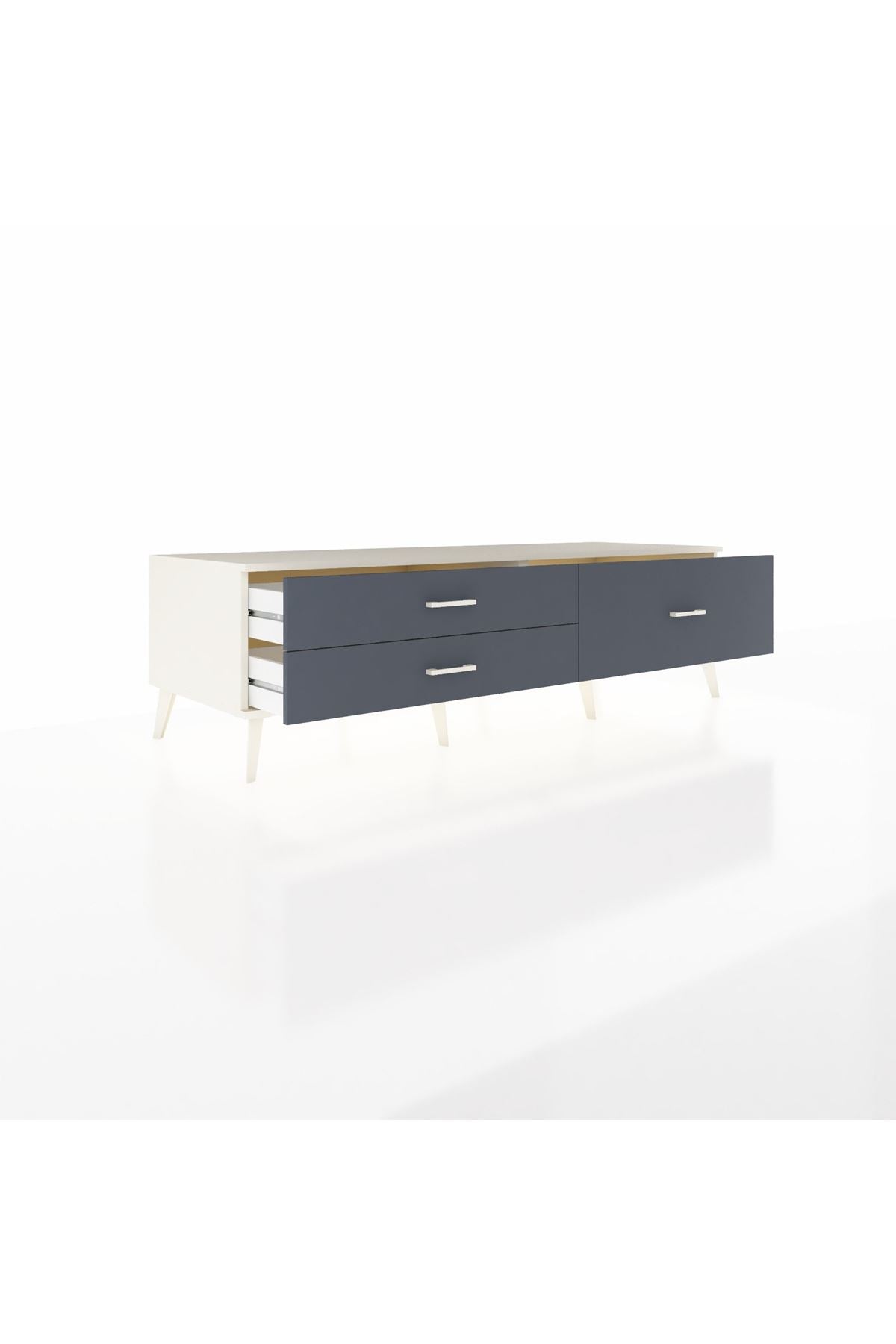 Kronos TV Ünitesi 3 Çekmeceli  176x59x51 Aytaşı-Aytaşı/Antrasit