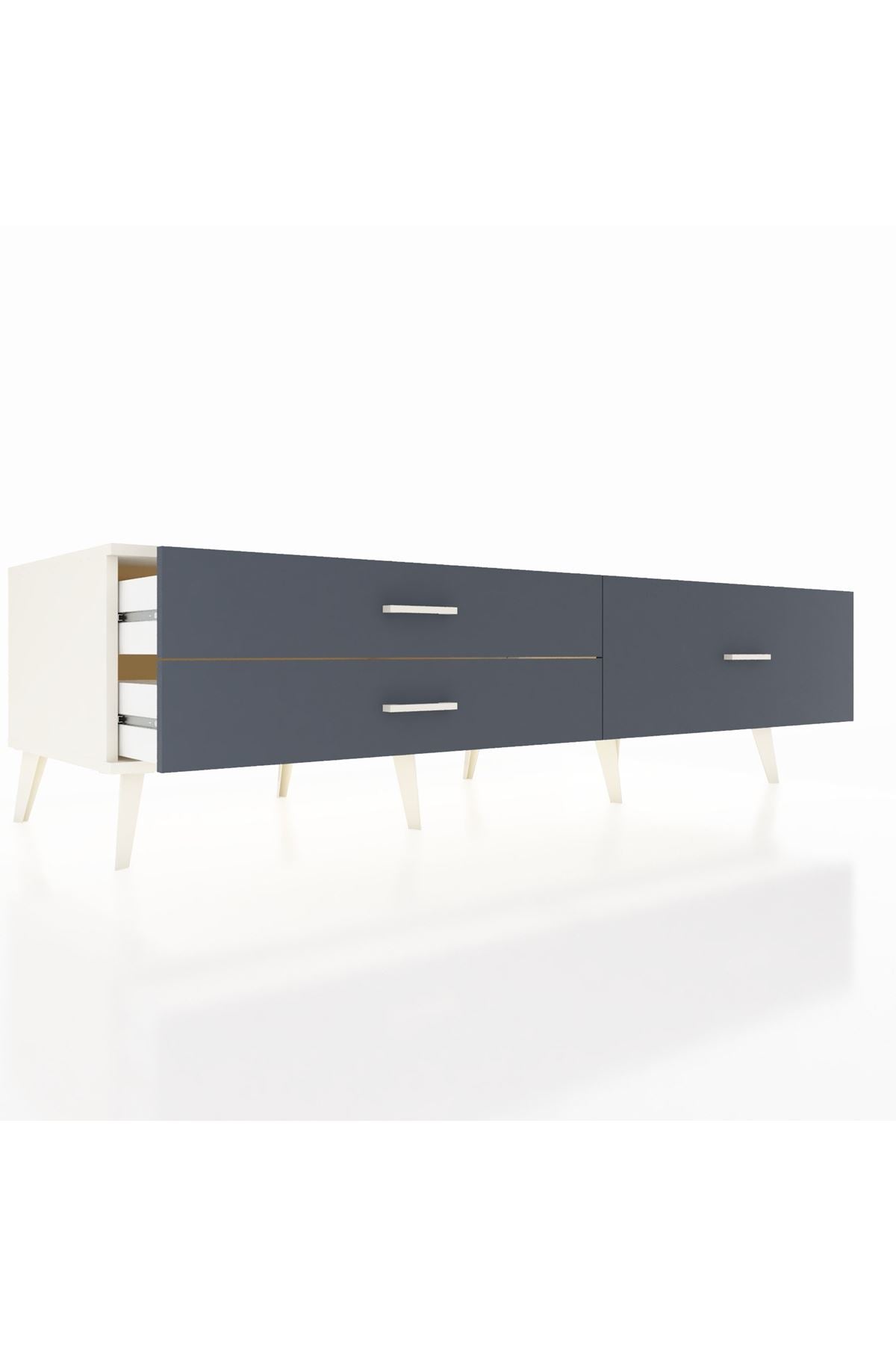 Kronos TV Ünitesi 3 Çekmeceli  176x59x51 Aytaşı-Aytaşı/Antrasit